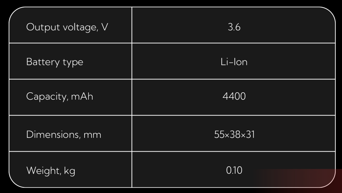 Nocpix Vista IBP 7 Rechargeable Battery