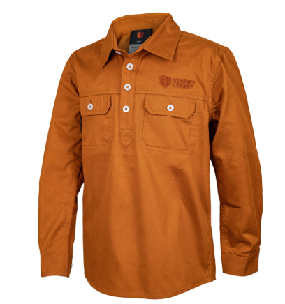 Stoney Creek Kids Done and Dusted Shirt Rust