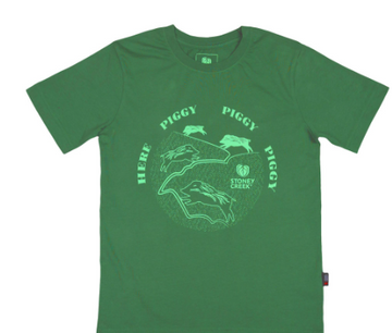 Stoney Creek Pig Chase Tee Ivy Green