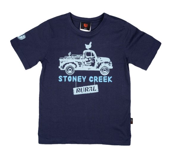 Stoney Creek  Kids Farm Truck Tee 'Navy'