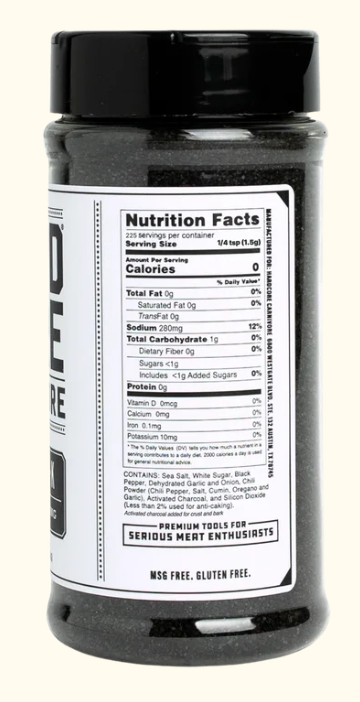 Hardcore Carnivore Black beef Seasoning