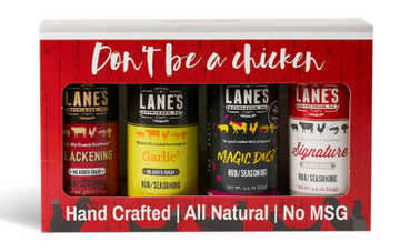 Lane's BBQ 4 Rub Gift Set