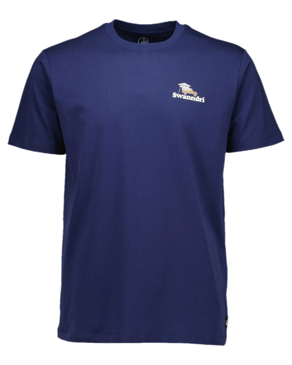 Swanndri Mens Pop Top Printed T-Shirt Navy/Light Taupe