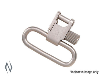 UNCLE MIKES SWIVELS QD NICKEL 1" NO STUD