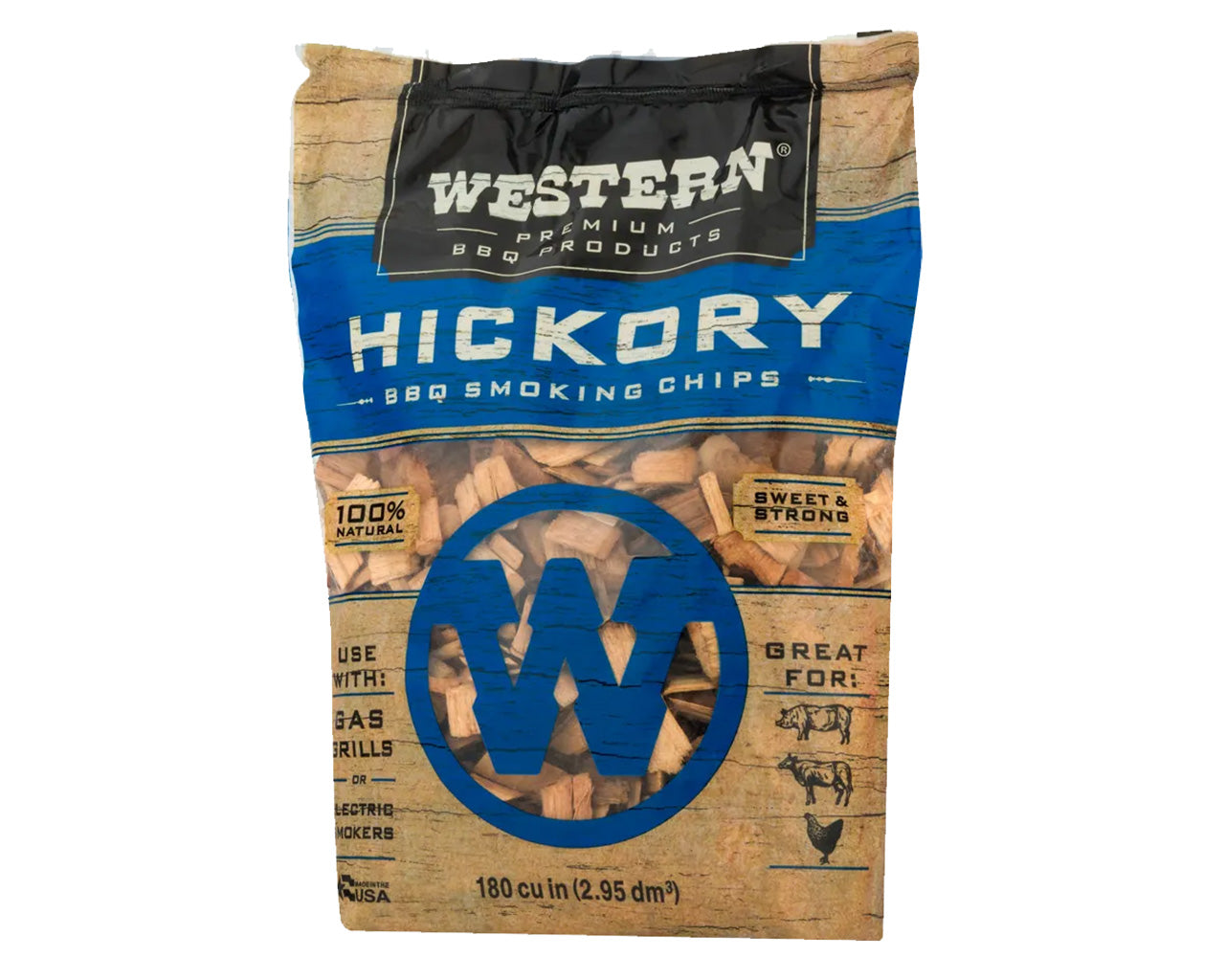 Hickory Wood Chips (750g)
