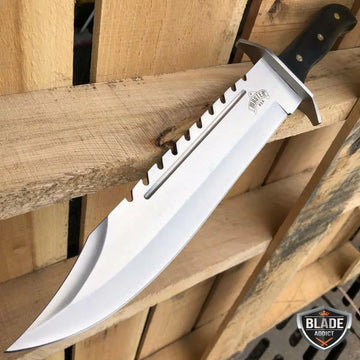 Gator Bowie Knife with sheath 16.5"