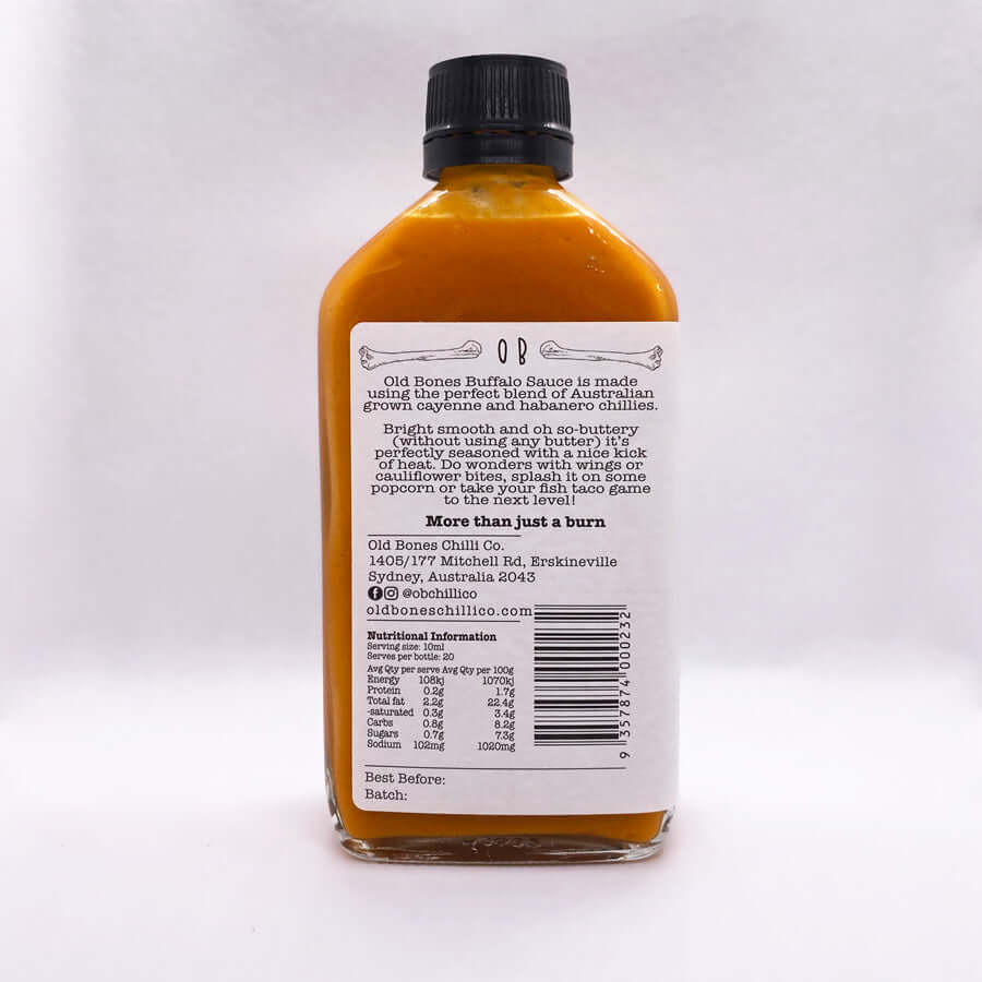 Old Bones Chilli Co Buffalo Sauce