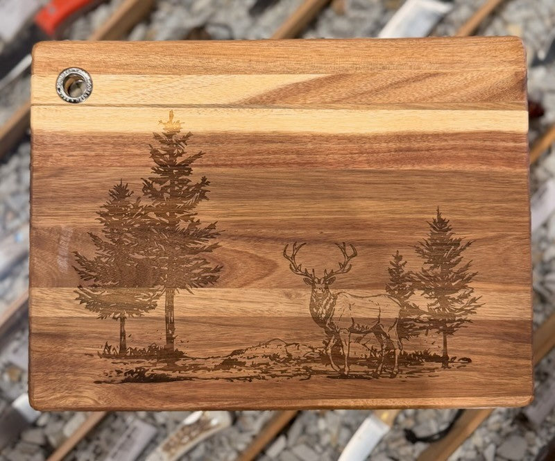 Chopping Board Etched Large