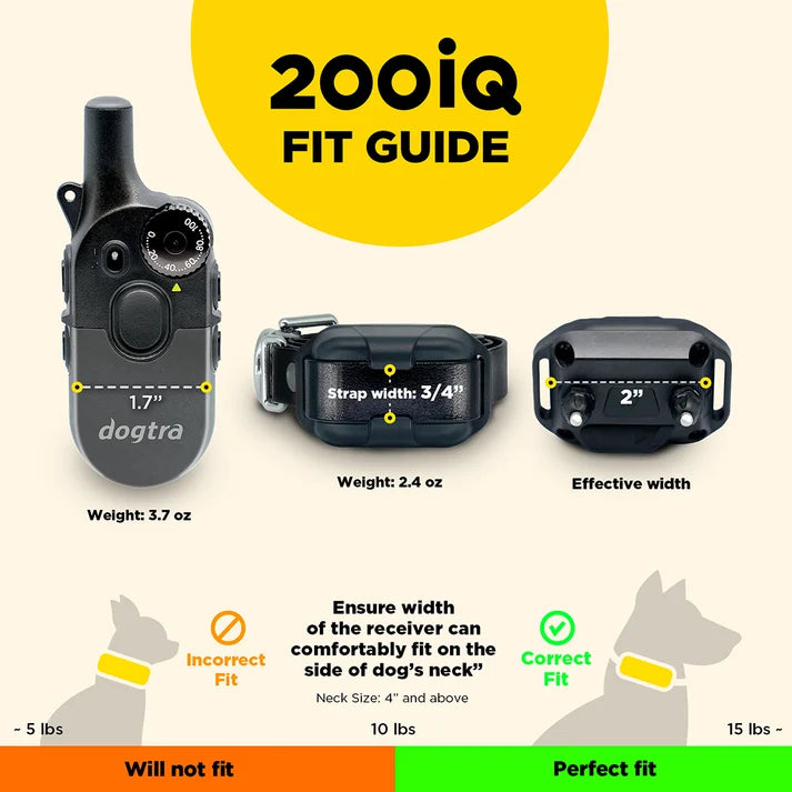 Dogtra 200iQ Dog Training System 1 Dog Unit