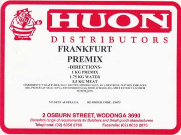 Huon Frank/Saveloy Premix 3KG
