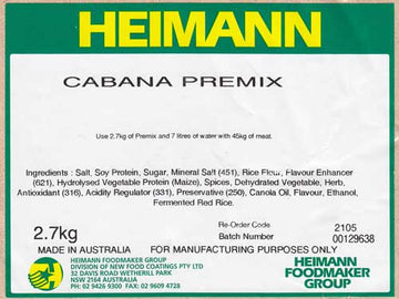 Heimann Cabana Premix  2.7kg