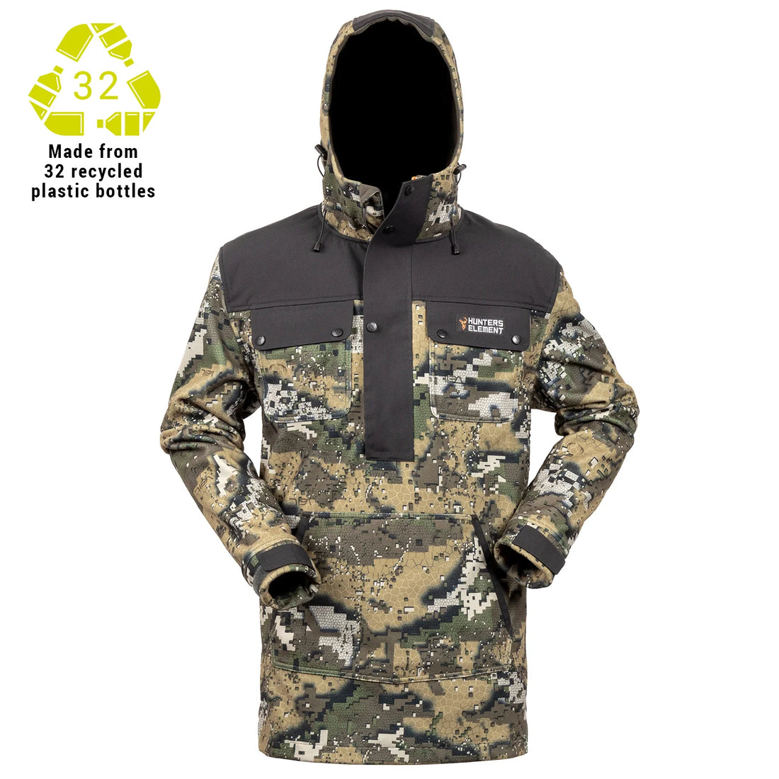 Hunters Element Bush Coat Half Zip Mens