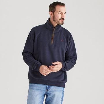 Ridgeline Mens Brancaster 1/4 Zip Top