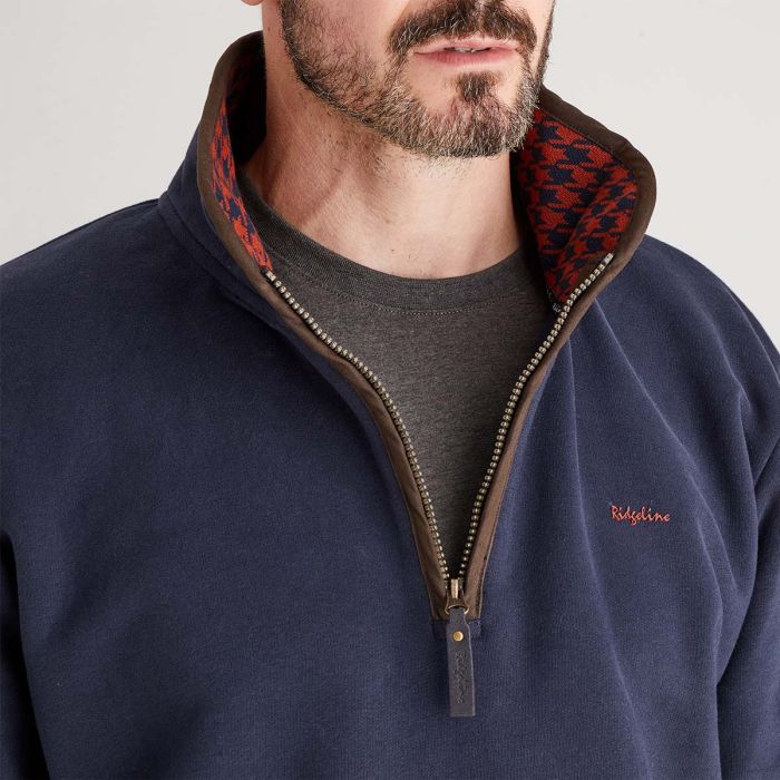 Ridgeline Mens Brancaster 1/4 Zip Top