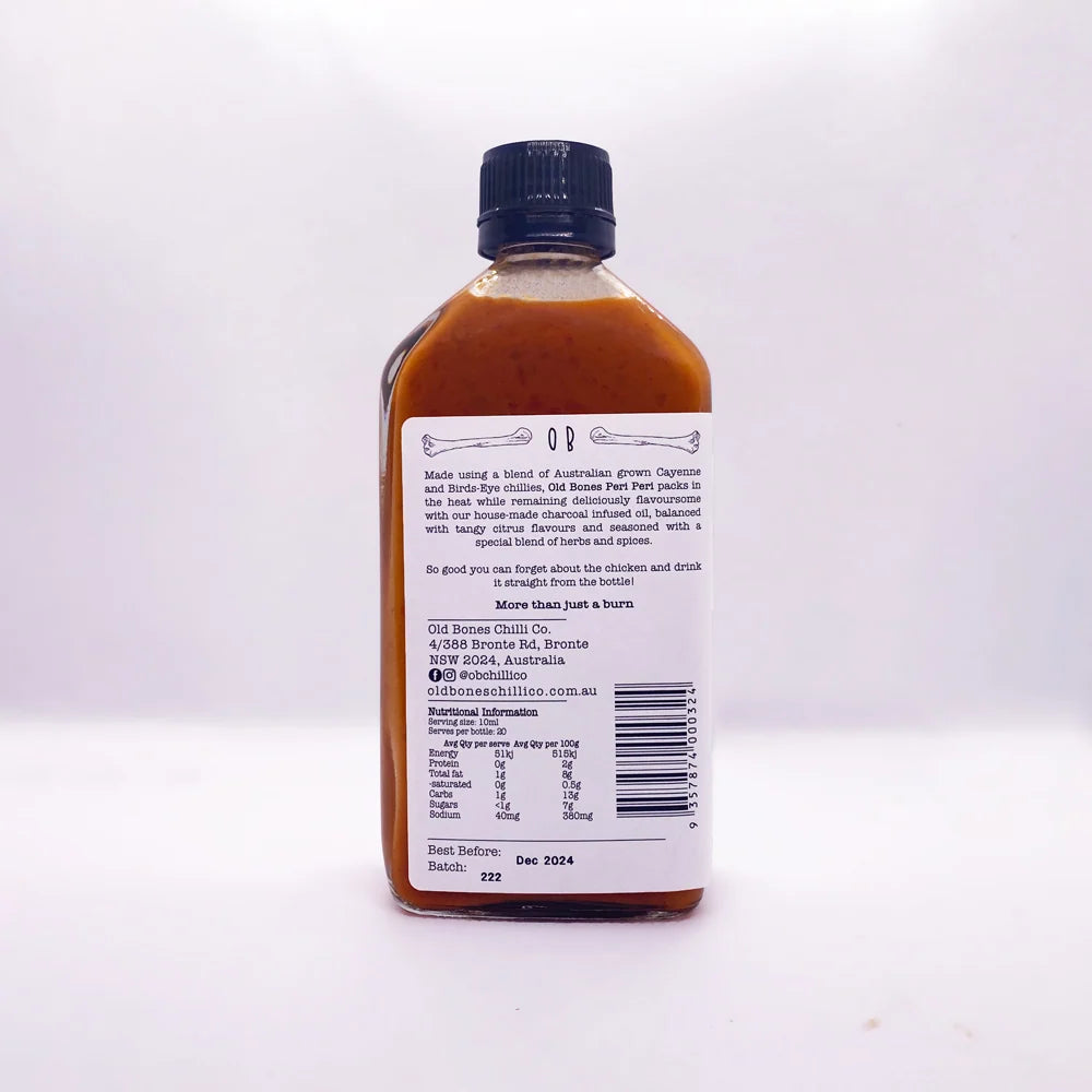 Old Bones Chilli Co Peri Peri Sauce