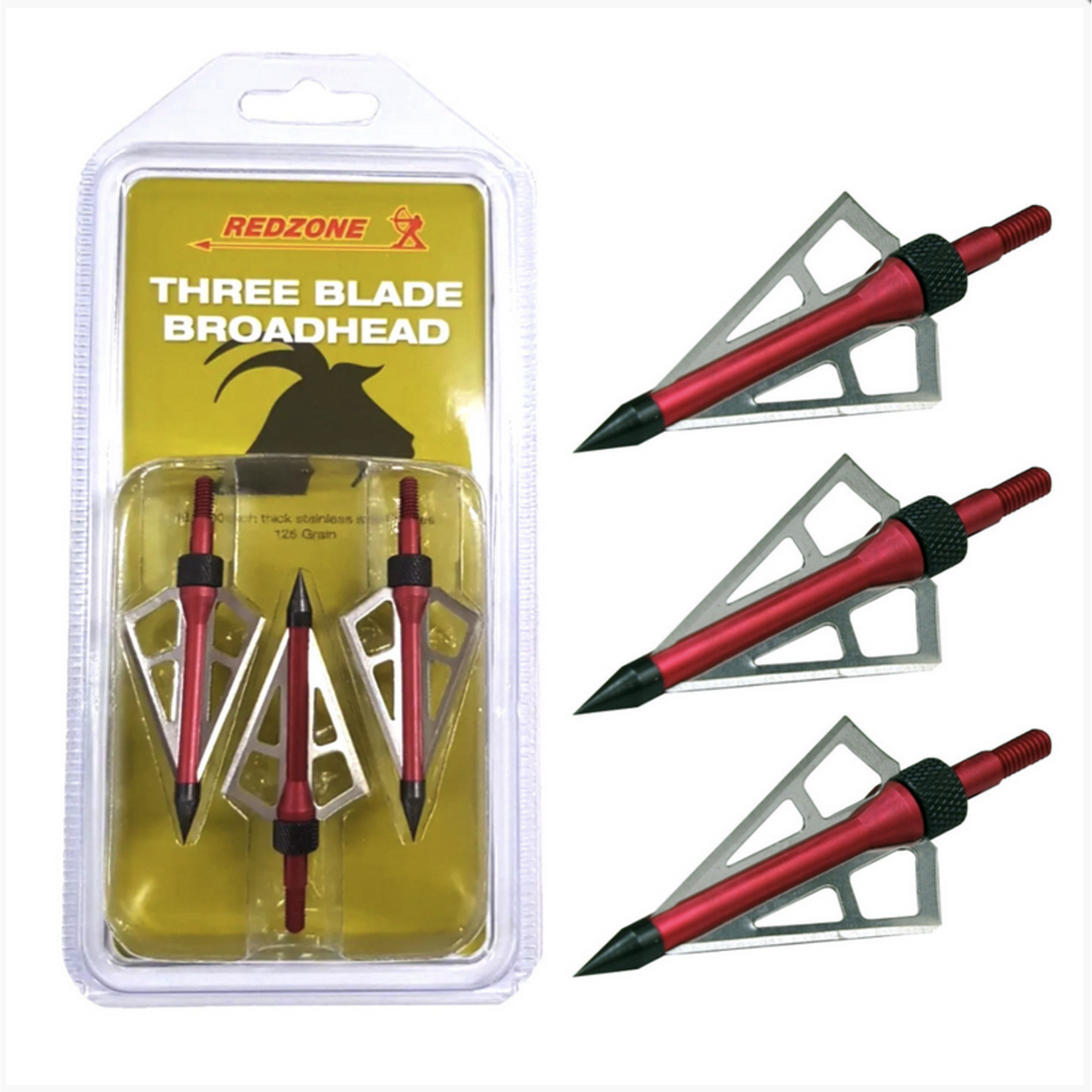 RedZone Arrow Broad Heads |  3 Pack