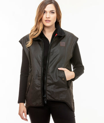 Swanndri Womens Foxton Oilskin  Vest