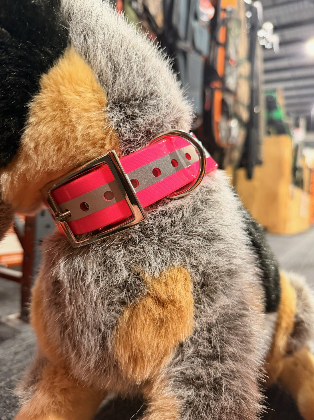 TPU Dog Collar 30mm Reflective