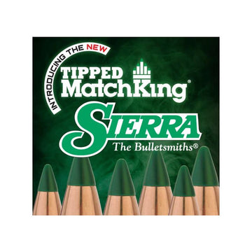 Sierra 6.5mm 130gr Tipped Match King Projectile 100pk