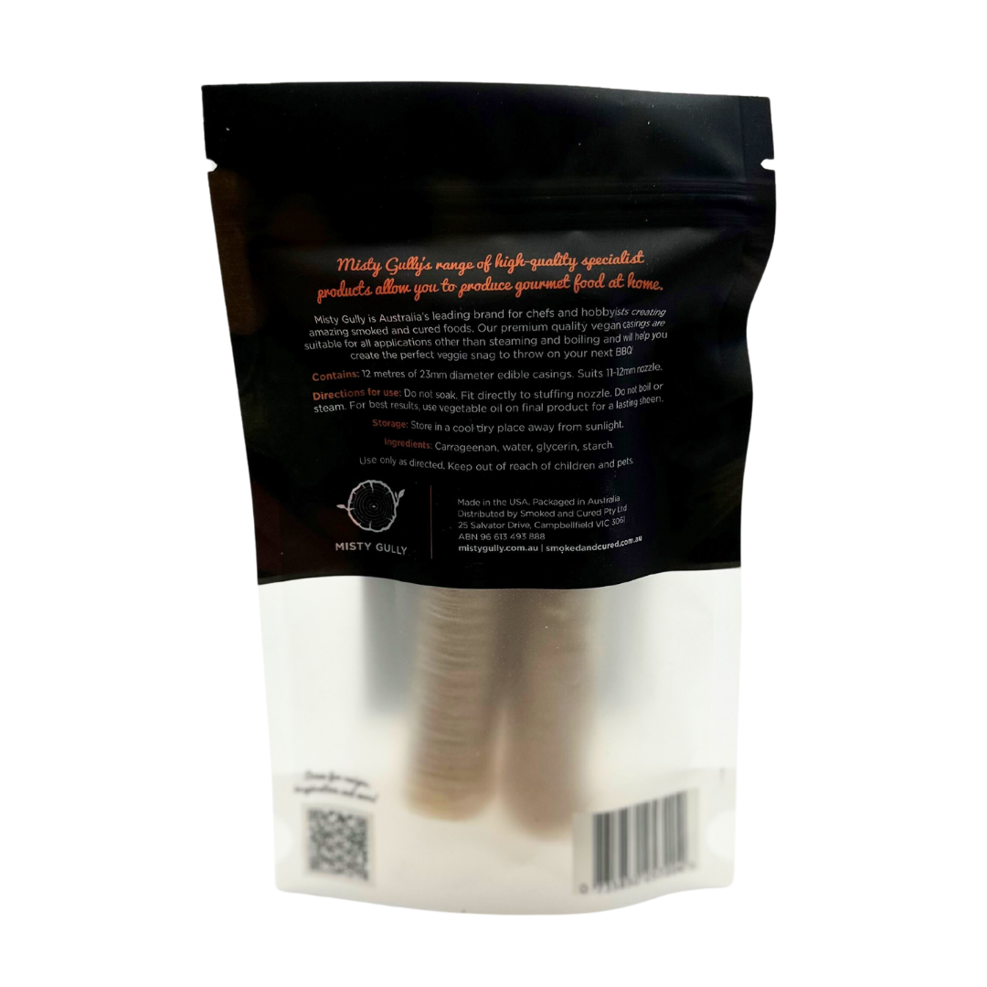 Misty Gully Vegan Sausage Casings (Size 23)