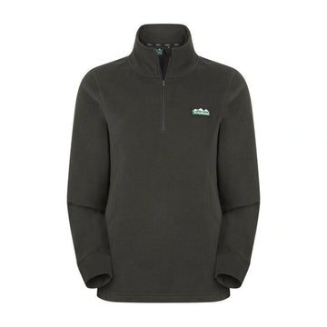 Ridgeline Womens Narvik Fleece Top Deep Forest