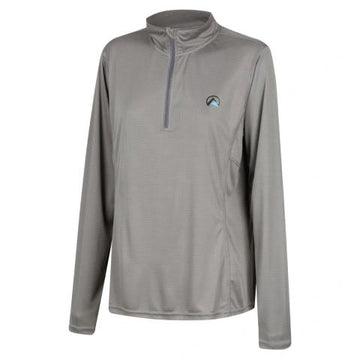 Ridgeline Womens Performance Zip Top Lead