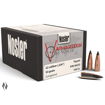 Nosler 22 Cal 50gr Varmageddon Projectiles (100pk)