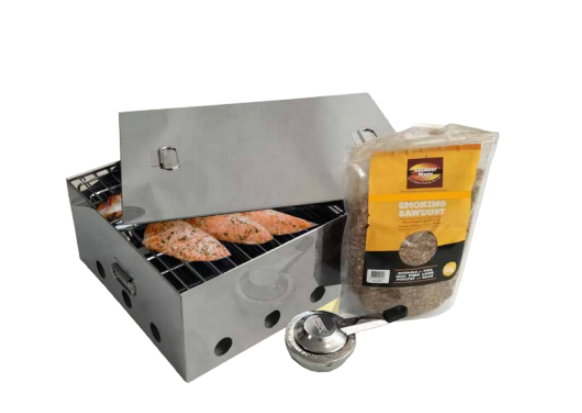 Outdoor Magic Compact Stainless Steel Smoker