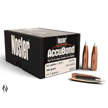 Nosler 30 Cal 180gr Accubond Projectiles (50pk)