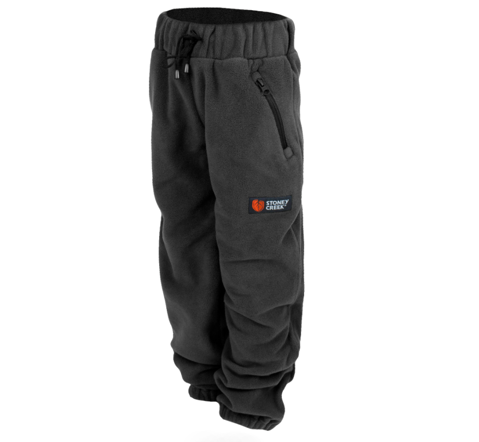 Stoney Creek Kid's Fleece Trackpants (Black)