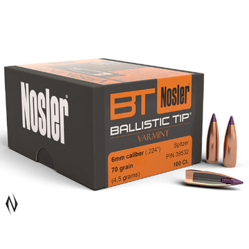 Nosler 6mm 70gr Ballistic Tip Projectiles (100pk)