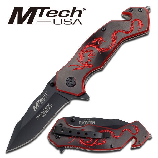 M-Tech Dragon Strike Folding Knife | MT759BR