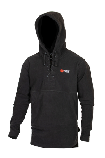 Stoney Creek Fleece Lace Up Hoodie (Black)