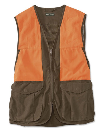 Orvis Upland Hunting Vest (Brown/Blaze)