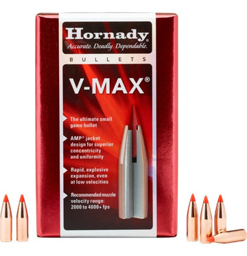 Hornady V-Max 17 Cal 20gr Projectiles (100pk)