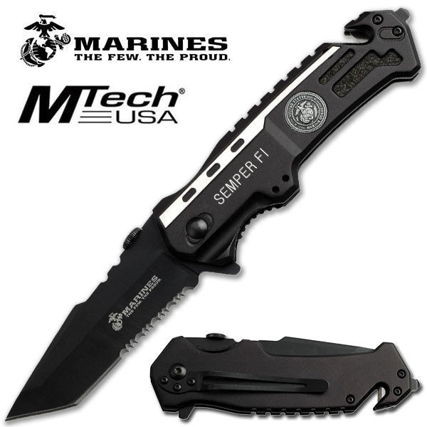 M-Tech Marines Tanto Folding Knife | M1002TS