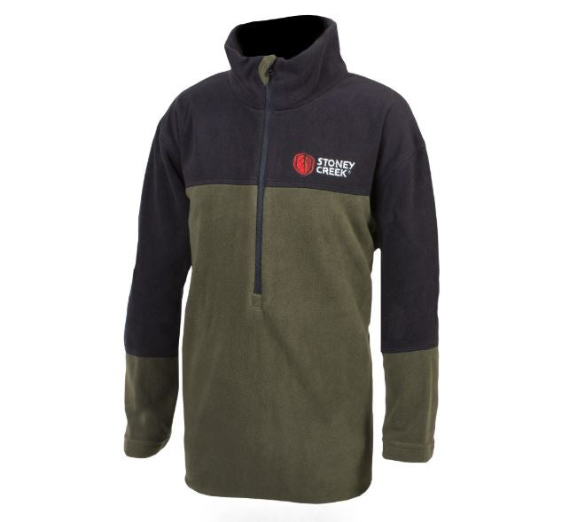 Stoney Creek Kid's Microplus Top (Bayleaf/Black)