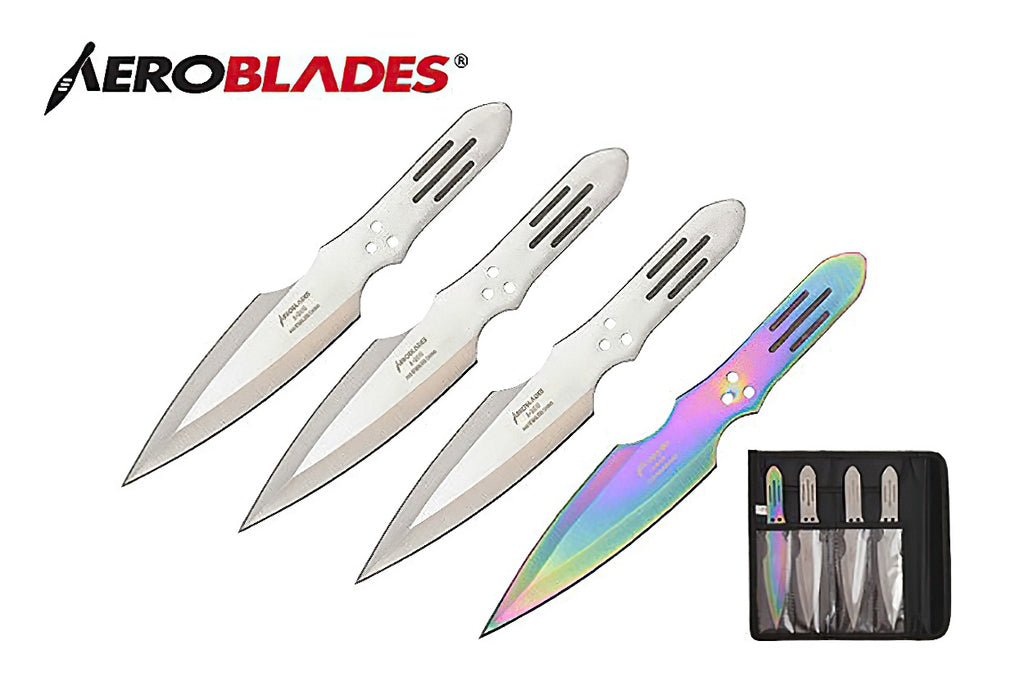 AeroBlades Throwing Knives (Set of 4) | A0010-4CH