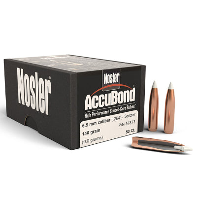 Nosler 6.5mm 140gr AccuBond Projectiles (50pk)
