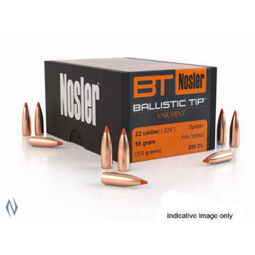 Nosler 22 Cal 50gr Ballistic Tip Projectiles (100pk)