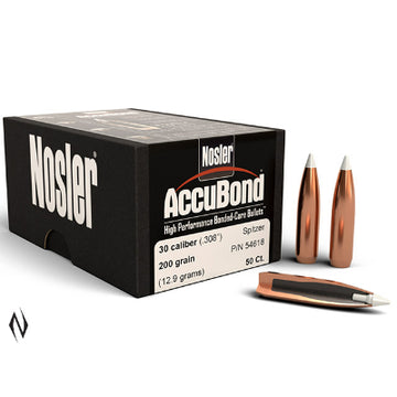 Nosler 30 Cal 200gr Accubond Projectiles (50pk)