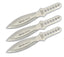 AeroBlades Silver Wings Throwing Knives (Set of 3) | A1011-3CH