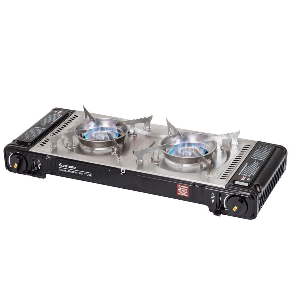 Gasmate Travelmate II Deluxe Twin Burner Butane Stove