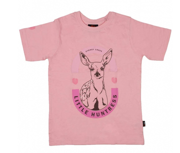 Stoney Creek Kid's Little Huntress Deer Tee (Pink)