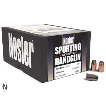 Nosler 30 Cal 158gr JHP Handgun Projectiles (250pk)