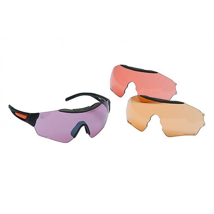 Beretta Puull Shooting Glasses (3 Lens)