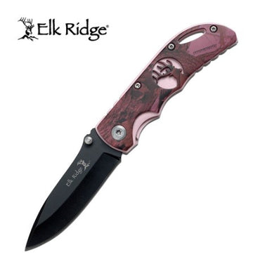 Elk Ridge Folding Pink/Purple Camo