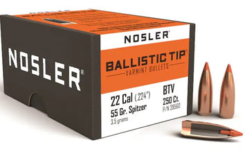 NOSLER Ballistic Tip 22 Cal 55gr | Projectiles (100pk)