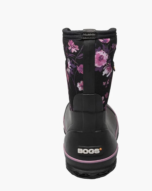 Bogs Womens CLS Mid Painter Black/Pink