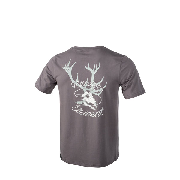 Hunters Element Tongues Out Tee (Shady Grey) – Sports Hut